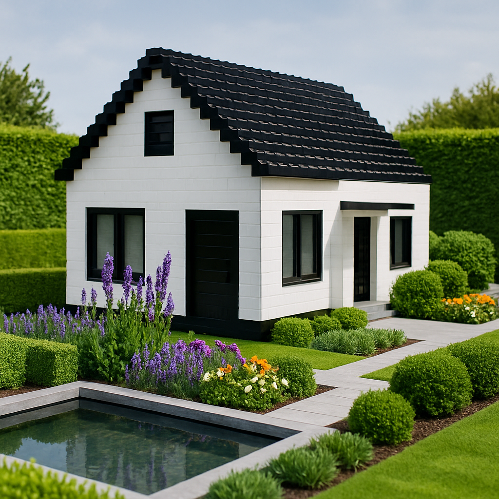 LEGO und KAMPA präsentieren das erste Fertighaus aus Klemmbausteinen